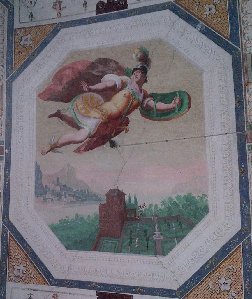 Perseo che vola - Villa Spinola di San Pietro